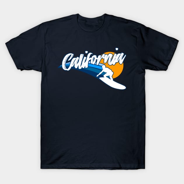 California Surf T-Shirt by Styleuniversal